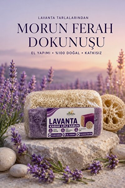 ANADOLU HASAT Doğal Lavanta Kabak Lifli Sabun 110Gr