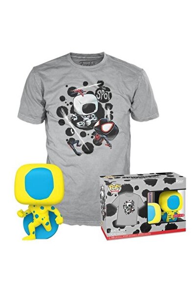 Funko Ποπ! & Tee Spider-Verse - The Spot Φιγούρα & Μπλουζάκι που λάμπει σε μα...