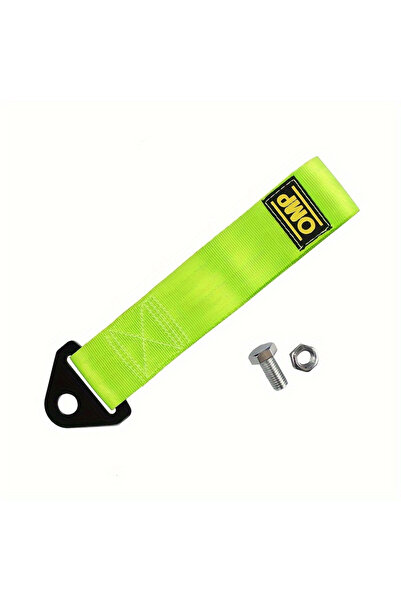 choice2 green New Car Tow Strap Universal Nylon Towing Rope Front Tow Eye Str...