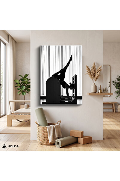 Kanvas Tablo Pilates Egzersizi Spor Temalı Tablo Duvar Dekorasyonu