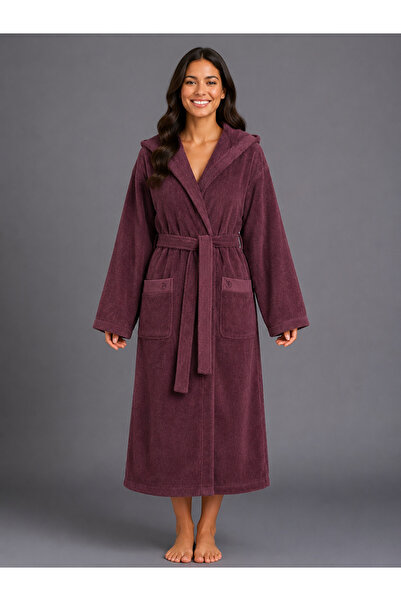 EMİLLİE 100% Cotton Export Surplus High Grammage Bathrobe