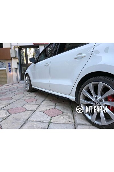 KitGaraj Volkswagen Polo GTI Piano Black Yan Marşpiyel (Çift) (Plastik) Boyalı