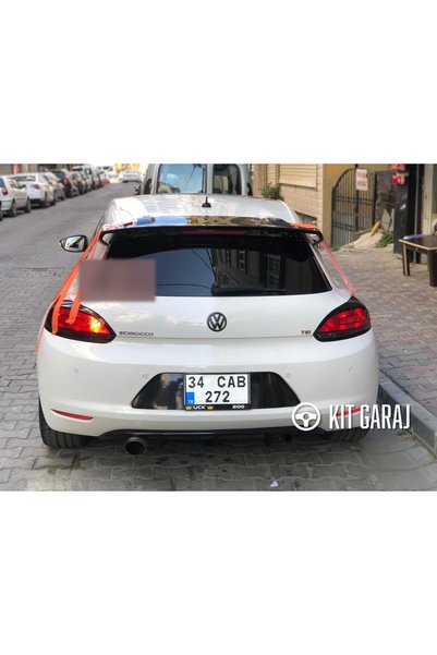 KitGaraj Volkswagen Scirocco Makyajsız Piano Black Difüzör (Plastik) Boyalı