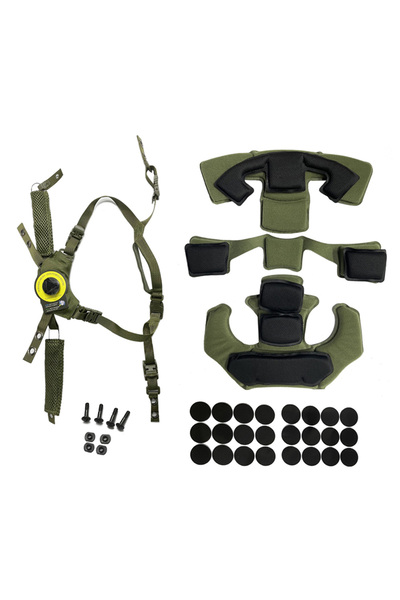 Choice1 Gren set Tactical Paintball Helmet Suspension System Protective Pads ...