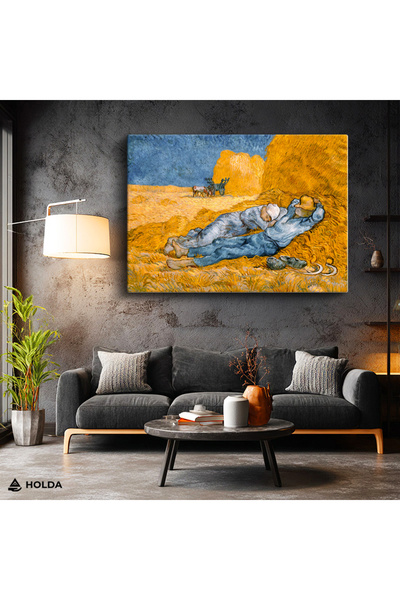 HOLDA Props Kanvas Tablo Vincent van Gogh Öğleden Sonra Dinlenme Sanat Tablos...