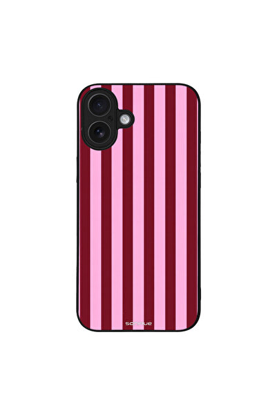 OEM Θήκη Sonique Stripe Stories Series για Apple iPhone 16 Plus Ρίγες Ροζ – Κ...