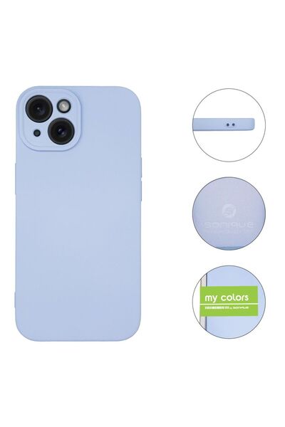 OEM Θήκη Σιλικόνης My Colors Sonique Apple iPhone 15 Plus Λιλά