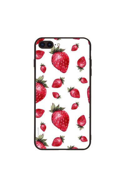 OEM Θήκη Sonique Fruit Series για Apple iPhone 7 Plus / iPhone 8 Plus Φράουλα 01