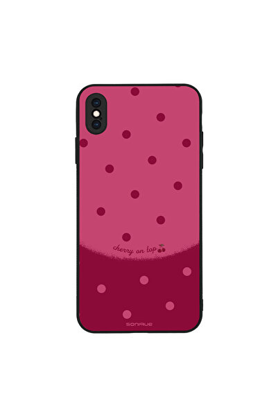 OEM Θήκη Sonique Delulu Polka Era Series για Apple iPhone XS MAX Top Cherry