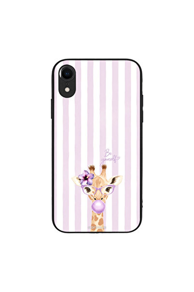 OEM Θήκη Sonique Stripe Stories Series για Apple iPhone XR Λιλά- Καμηλοπάρδαλ...