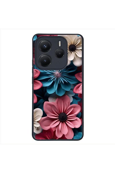 OEM Θήκη Sonique 3D Flower Series για Xiaomi Redmi Note 14 5G Ροζ 01