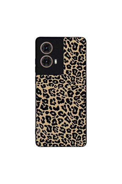OEM Θήκη Sonique Animal Print Series για Motorola Moto G85 5G Leopard 01