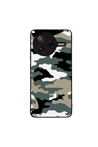 OEM Θήκη Sonique Camouflage Army Series για Xiaomi Poco F7 Pro 5G Χακί