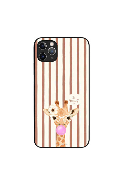 OEM Θήκη Sonique Stripe Stories Series για Apple iPhone 11 Pro Max Καφέ - Καμ...