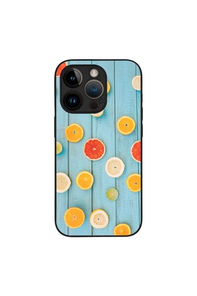 OEM Θήκη Sonique Fruit Series για Apple iPhone 14 Pro Γκρέιπφρουτ