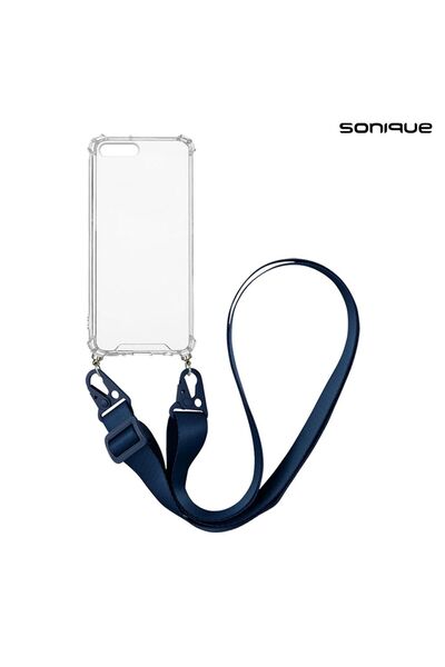 OEM Θήκη Σιλικόνης με Strap Sonique Armor Clear Apple iPhone 7 Plus / iPhone ...