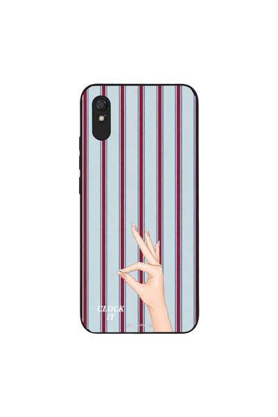 OEM Θήκη Sonique Stripe Stories Series για Xiaomi Redmi 9A / Redmi 9AT Clock It