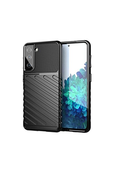 OEM Θήκη Κινητού Thunder Case Flexible Tough Rugged Samsung Galaxy S21 Μαύρο