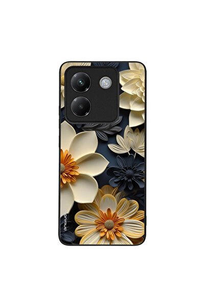 OEM Θήκη Sonique 3D Flower Series για Xiaomi Poco M7 Pro 5G Εκρού