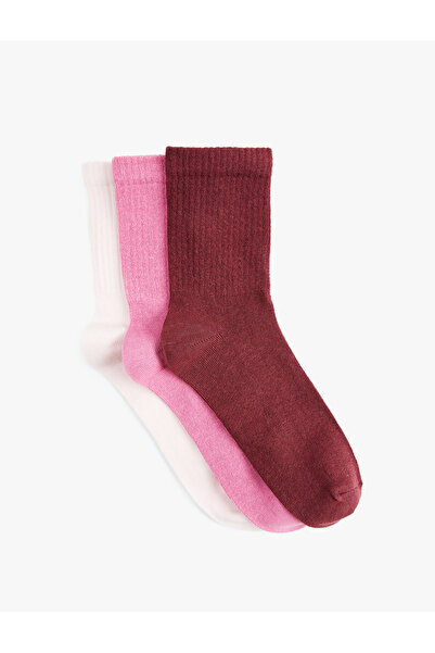 Koton 3-Piece Socket Tennis Sock Set