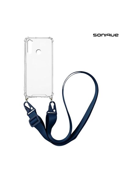 OEM Θήκη Σιλικόνης με Strap Sonique Armor Clear Xiaomi Redmi Note 8 / Redmi N...