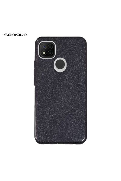 OEM Θήκη Σιλικόνης Sonique Shiny Xiaomi Redmi 9C Μαύρο