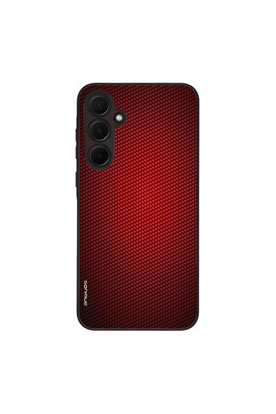 OEM Θήκη Sonique Carbon Series για Samsung Galaxy A35 5G Κόκκινο