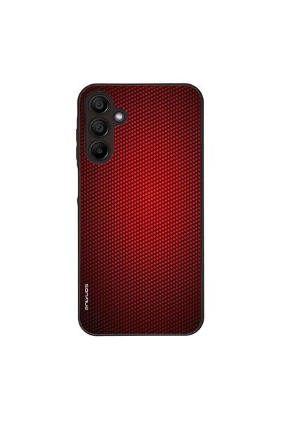 OEM Θήκη Sonique Carbon Series για Samsung Galaxy A15 4G / Galaxy A15 5G Κόκκινο