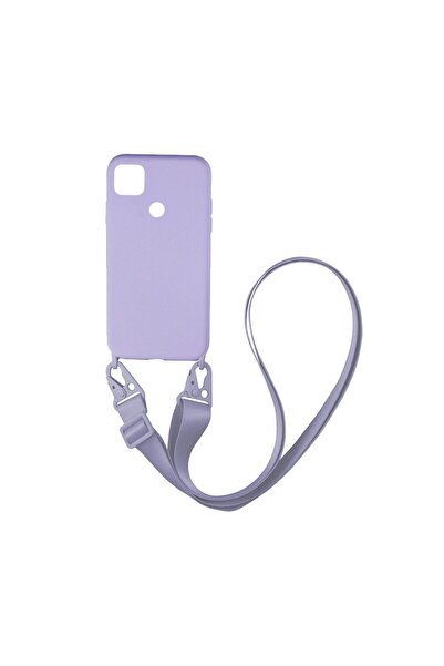 OEM Θήκη Σιλικόνης με Strap CarryHang Sonique Xiaomi Redmi 9C Λιλά