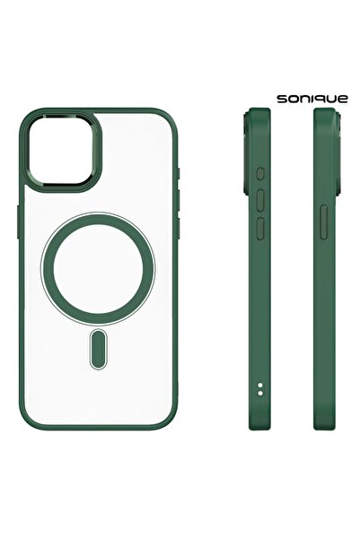 OEM Θήκη Magnetic MagMetal Sonique Apple iPhone 15 Plus Πράσινο