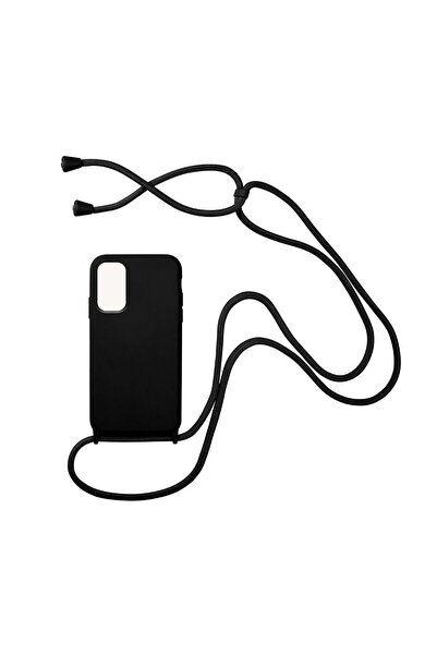 OEM Θήκη Σιλικόνης με Κορδόνι CarryHang Sonique Xiaomi Poco M3 / Redmi 9T Μαύρο