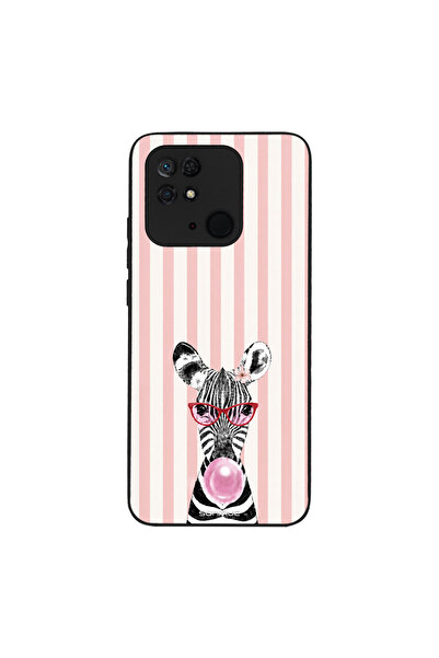 OEM Θήκη Sonique Stripe Stories Series για Xiaomi Redmi 10C Ζέβρα – Τσιχλόφουσκα