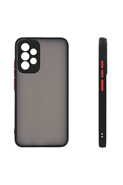 OEM Θήκη Σιλικόνης Color Button Bumper Sonique Samsung Galaxy A32 4G Μαύρο