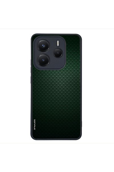 OEM Θήκη Sonique Carbon Series για Xiaomi Redmi Note 14 5G Πράσινο