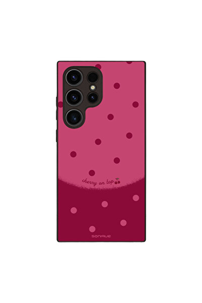 OEM Θήκη Sonique Delulu Polka Era Series για Samsung Galaxy S24 Ultra Top Cherry