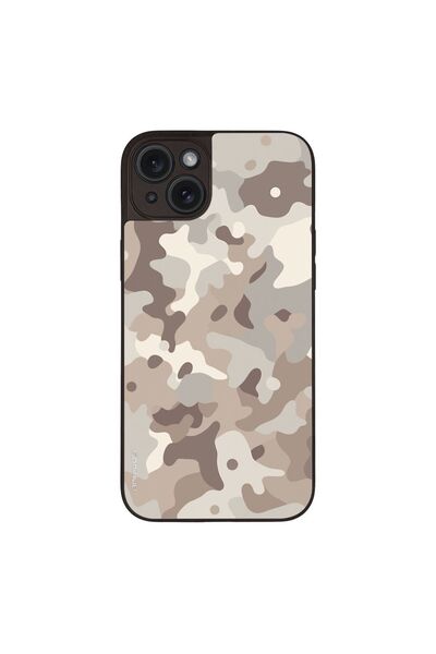 OEM Θήκη Sonique Camouflage Army Series για Apple iPhone 15 Plus Μπεζ