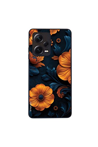 OEM Θήκη Sonique 3D Flower Series για Xiaomi Redmi Note 12 Pro Plus Πορτοκαλί 01