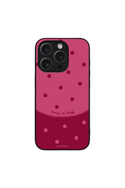 OEM Θήκη Sonique Delulu Polka Era Series για Apple iPhone 15 Pro Top Cherry