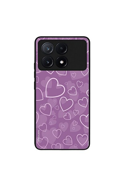 OEM Θήκη Sonique Heart Series για Xiaomi Poco X6 Pro 5G Βιολετί