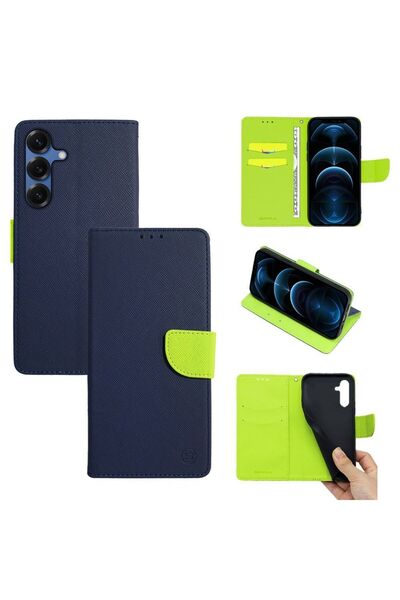 OEM Θήκη Πορτοφόλι Sonique Trend Wallet Samsung Galaxy S25 Plus Σκούρο Μπλε /...