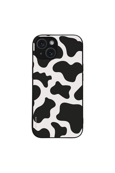 OEM Θήκη Sonique Σειρά Animal Print για Apple iPhone 15 Αγελάδα 01