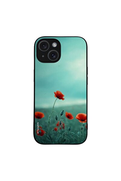 OEM Θήκη Sonique Sunset in Eden Series για Apple iPhone 15 Scarlet Poppy