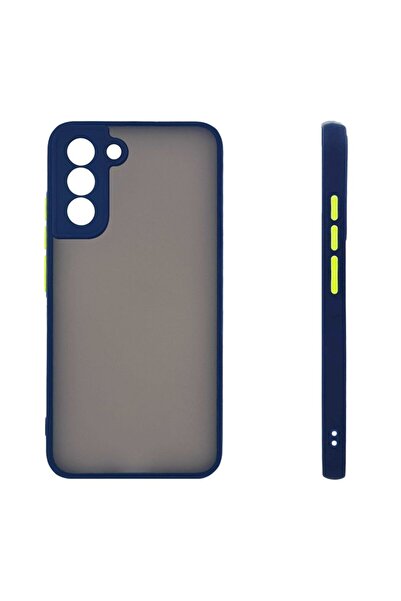 OEM Θήκη Σιλικόνης Color Button Bumper Sonique Samsung Galaxy S22 Plus Μπλέ