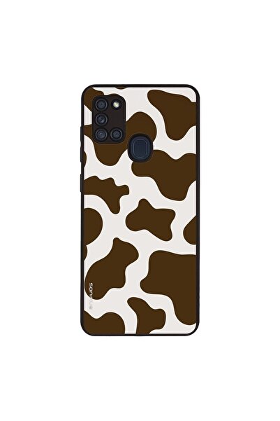 OEM Θήκη Sonique Σειρά Animal Print για Samsung Galaxy A21s Αγελάδα 02