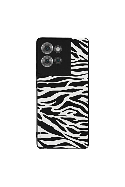 OEM Θήκη Sonique Animal Print Series για Motorola Edge 50 5G Zebra