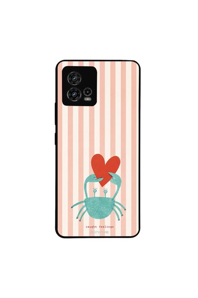 OEM Θήκη Sonique Stripe Stories Series για Motorola Moto G72 Καβουράκι