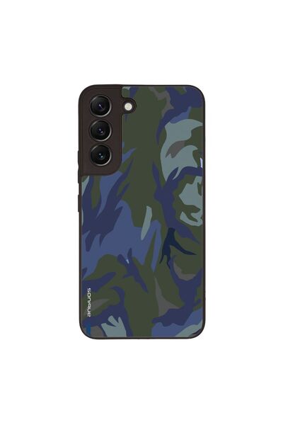 OEM Θήκη Sonique Σειρά Καμουφλάζ Στρατού για Samsung Galaxy S22 Μπλε 01