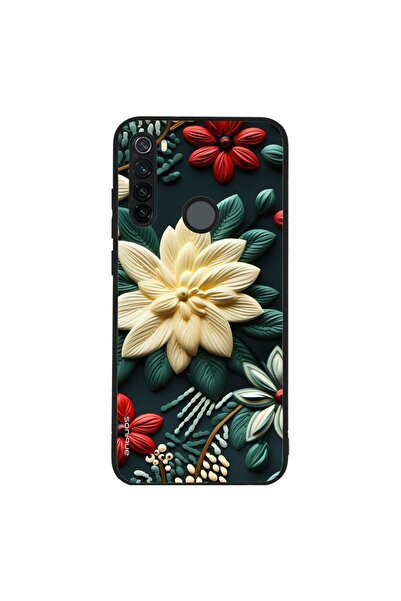 OEM Θήκη Sonique 3D Flower Series για Xiaomi Redmi Note 8T Πράσινο
