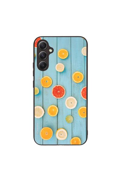 OEM Θήκη Sonique Fruit Series για Samsung Galaxy A34 5G Γκρέιπφρουτ