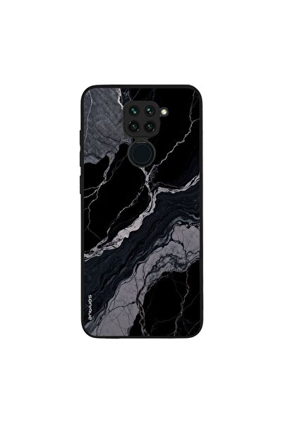 OEM Θήκη Sonique Marble Series για Xiaomi Redmi Note 9 Μαύρο 02